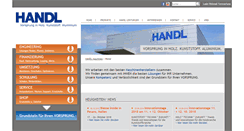 Desktop Screenshot of handl.at